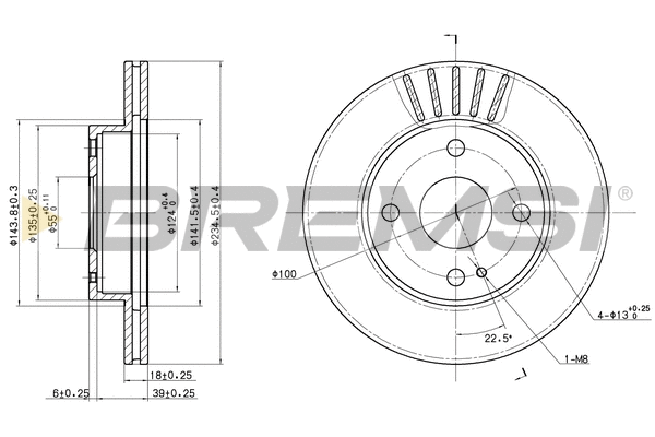 Brake Disc (CD6497V)