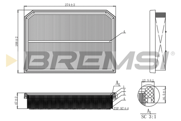 Air Filter (FA1132)