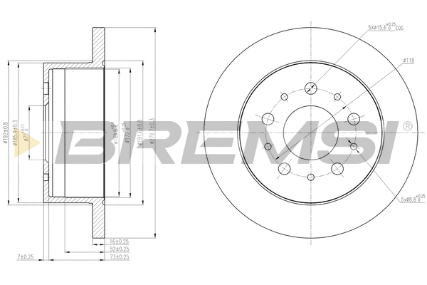 Brake Disc (CD7653S)