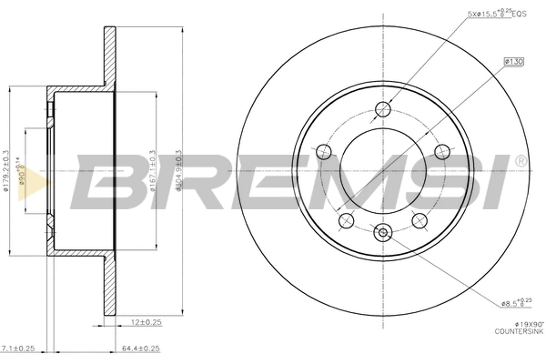 Brake Disc (CD7975S)