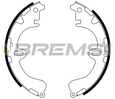 Brake Shoe Set (GF0933)