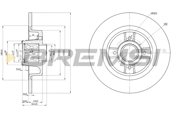 Brake Disc (CD7656S)