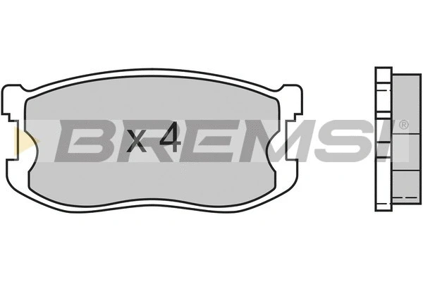 Brake Pad Set, disc brake (BP2405)