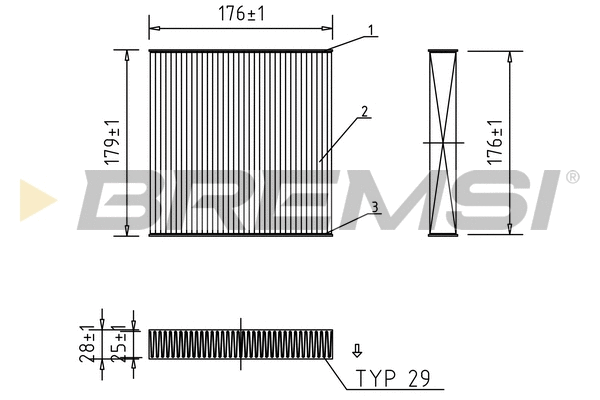 Filter, cabin air (FC0420)