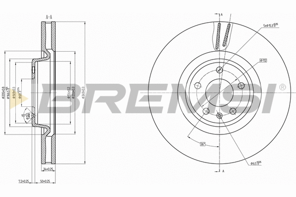 Brake Disc (CD8598V)