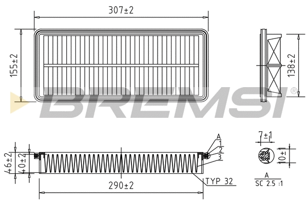 Air Filter (FA1408)