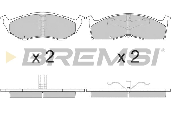 Brake Pad Set, disc brake (BP2765)