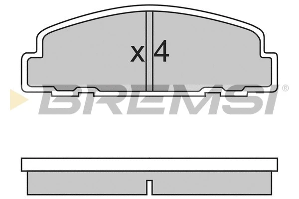 Brake Pad Set, disc brake (BP2329)