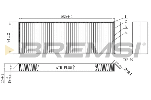 Filter, cabin air (FC0925)
