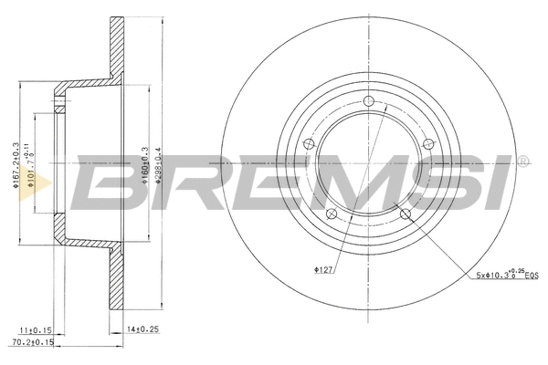 Brake Disc (CD6246S)