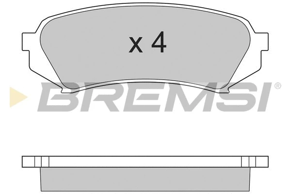 Brake Pad Set, disc brake (BP2899)