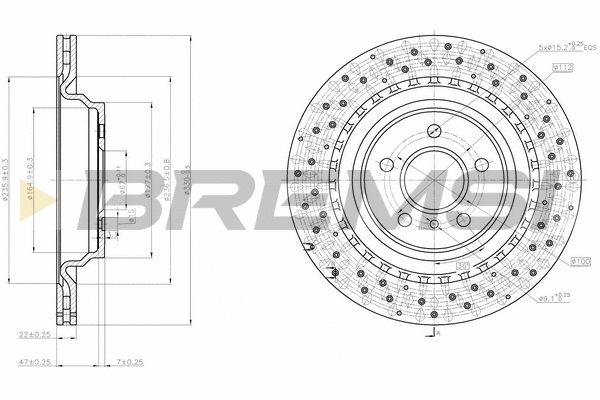 Brake Disc (CD8205V)