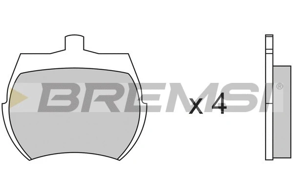 Brake Pad Set, disc brake (BP2012)