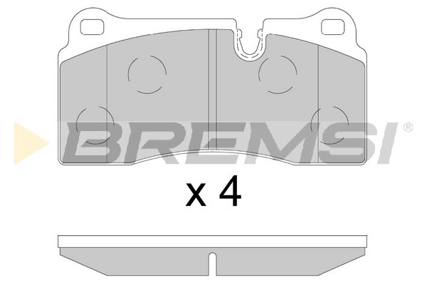 Brake Pad Set, disc brake (BP3895)