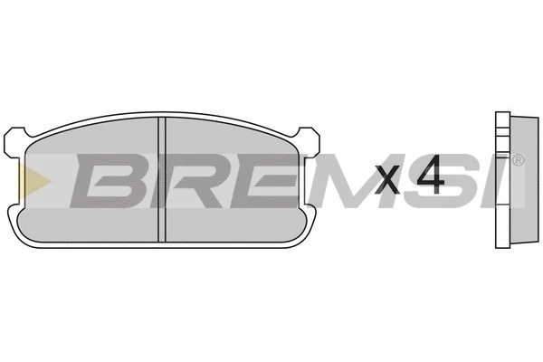 Brake Pad Set, disc brake (BP2192)