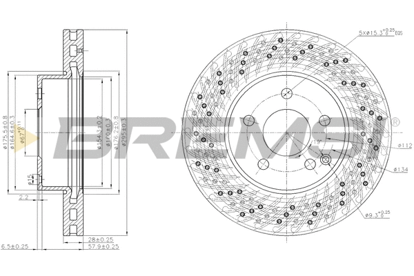 Brake Disc (CD7693V)