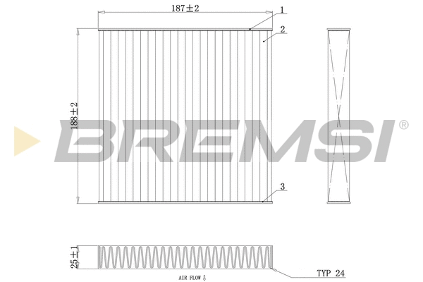Filter, cabin air (FC0892C)
