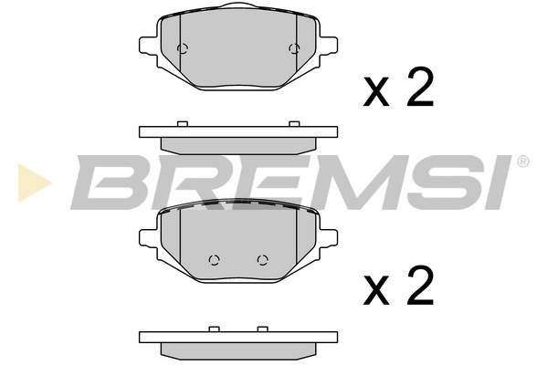 Brake Pad Set, disc brake (BP3923)