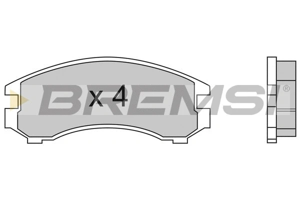 Brake Pad Set, disc brake (BP2441)