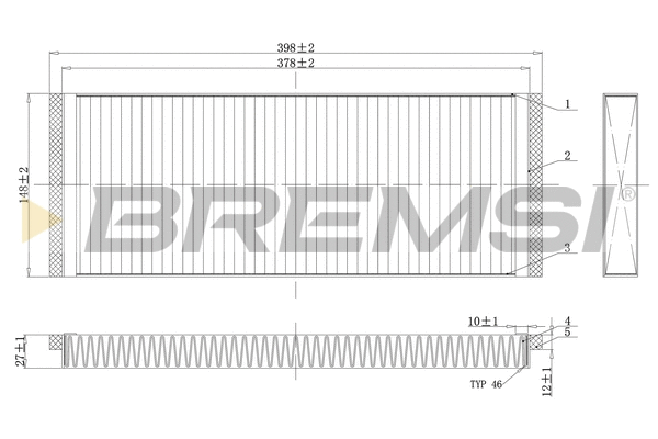 Filter, cabin air (FC1329C)