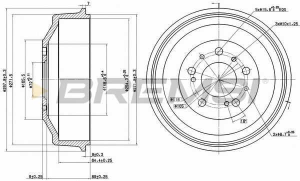 Brake Drum (CR5261)