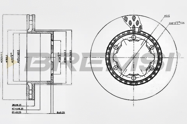 Brake Disc (CD5312V)