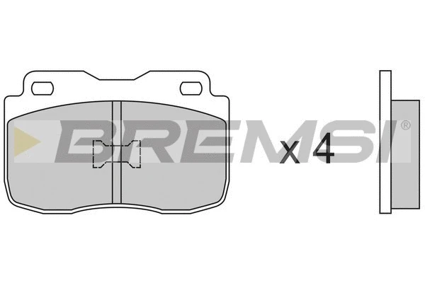 Brake Pad Set, disc brake (BP2156)