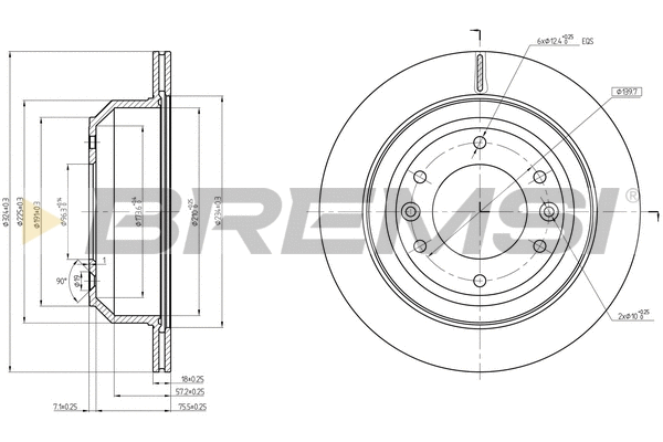 Brake Disc (CD8112V)