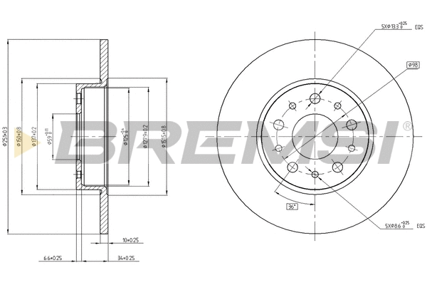 Brake Disc (CD8286S)