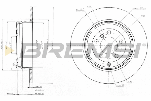Brake Disc (CD7518S)
