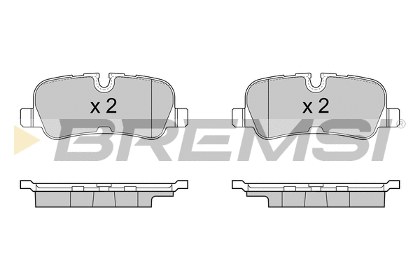 Brake Pad Set, disc brake (BP3417)