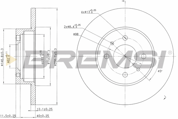 Brake Disc (CD6109S)