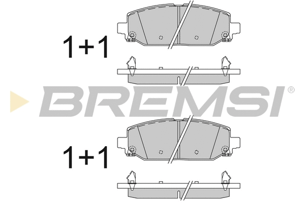 Brake Pad Set, disc brake (BP3829)