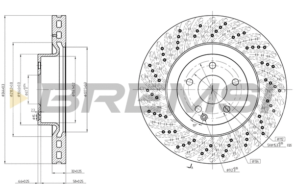 Brake Disc (CD8030V)