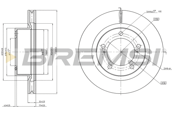 Brake Disc (CD7798V)
