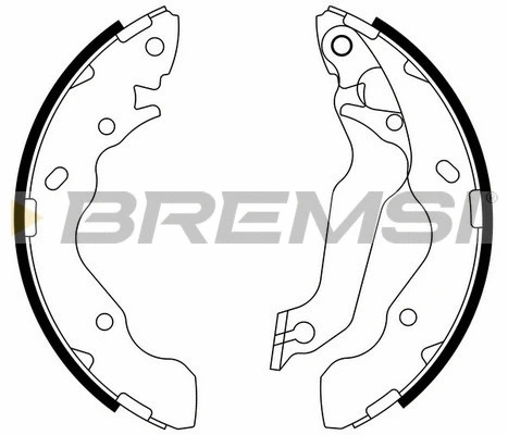 Brake Shoe Set (GF4934)