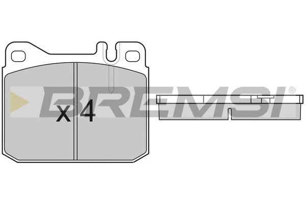 Brake Pad Set, disc brake (BP2108)