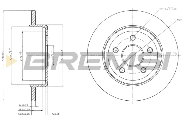 Brake Disc (CD7813S)