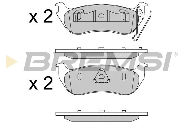 Brake Pad Set, disc brake (BP3576)