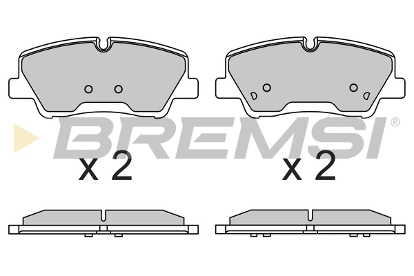 Brake Pad Set, disc brake (BP3743)