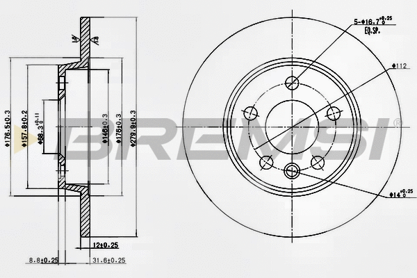 Brake Disc (CD7012S)