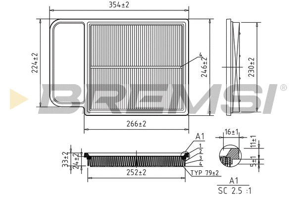 Air Filter (FA1634)