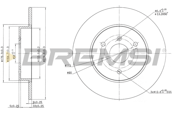 Brake Disc (CD7111S)