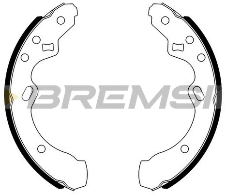 Brake Shoe Set (GF0776)