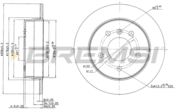 Brake Disc (CD7362S)