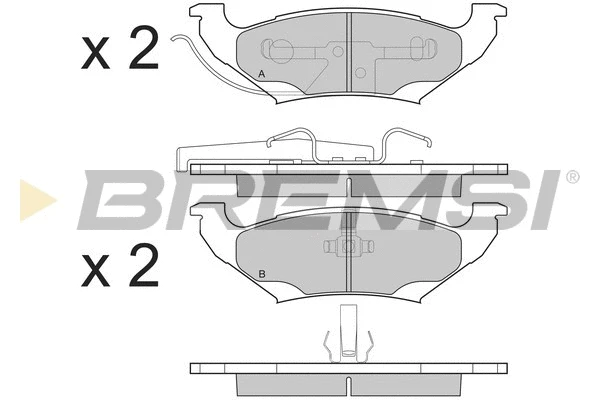Brake Pad Set, disc brake (BP3223)