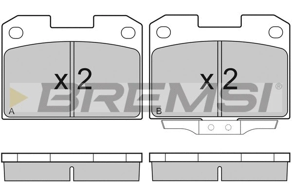 Brake Pad Set, disc brake (BP2755)