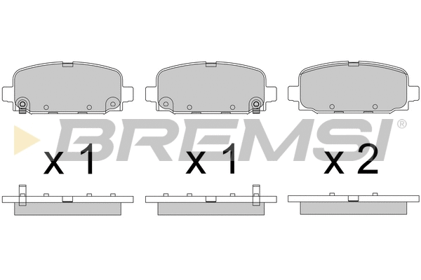 Brake Pad Set, disc brake (BP3818)