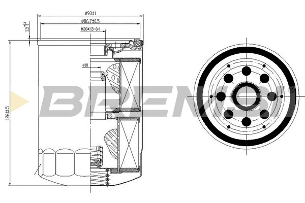 Oil Filter (FL1422)