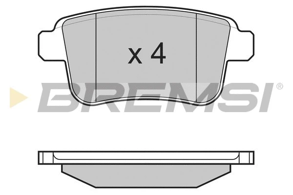Brake Pad Set, disc brake (BP3368)